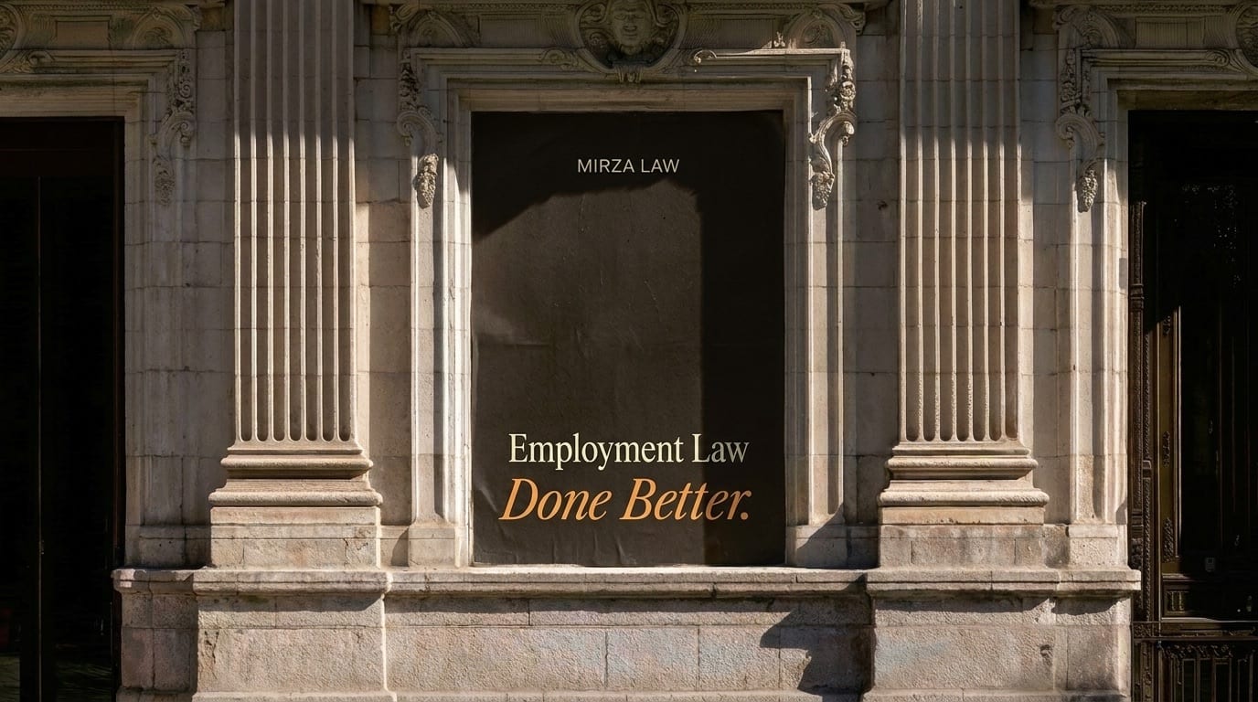 Mirza Law — Employment Law, Done Better.